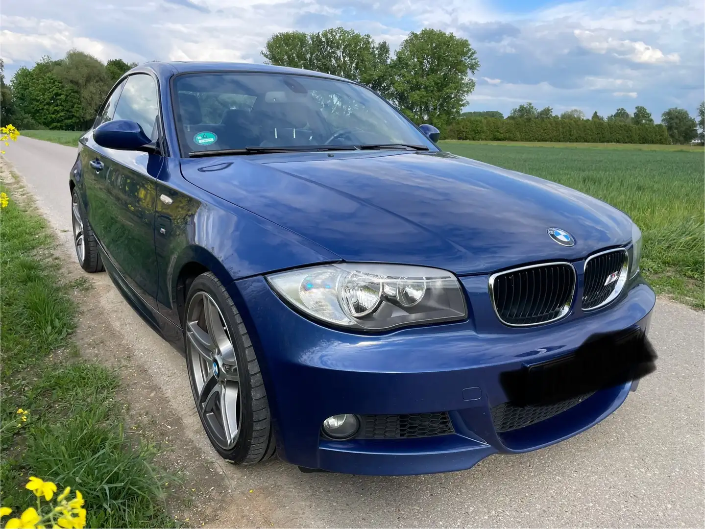 BMW 123 123d Coupe Niebieski - 1