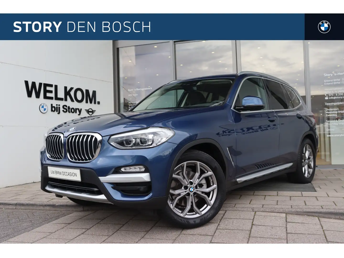 BMW X3 xDrive20i High Executive xLine Automaat / Trekhaak Blau - 1