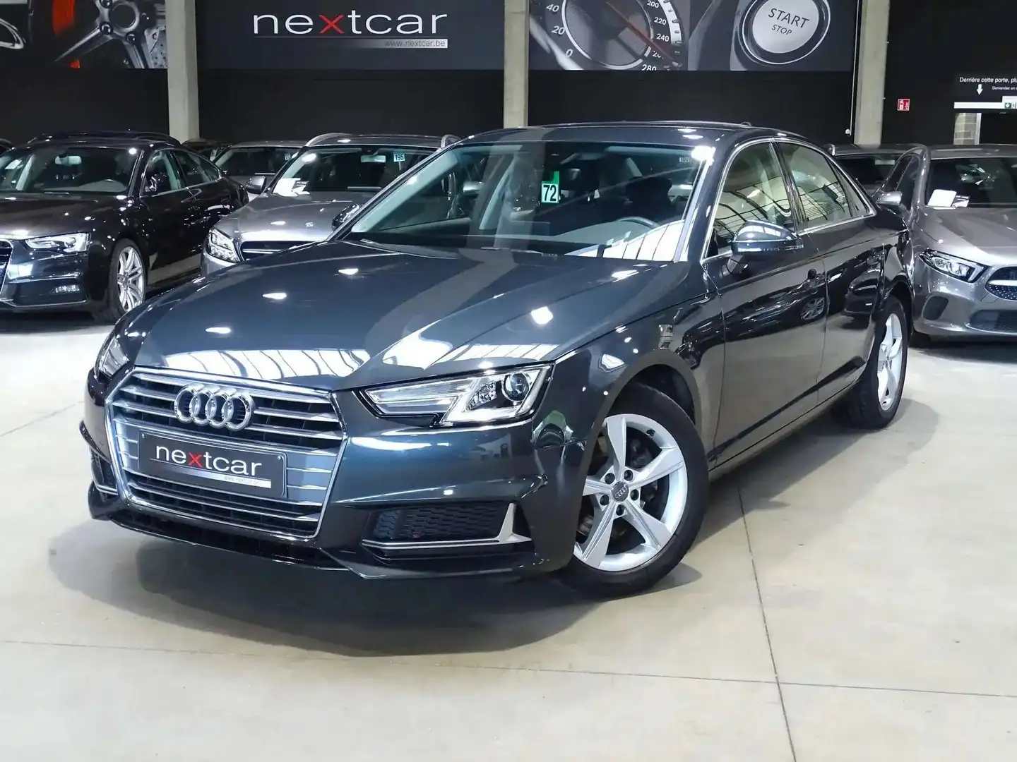Audi A4 35TDi Sport STronic *MATRIX-SIEGES SPORT-NAVI* Gris - 1