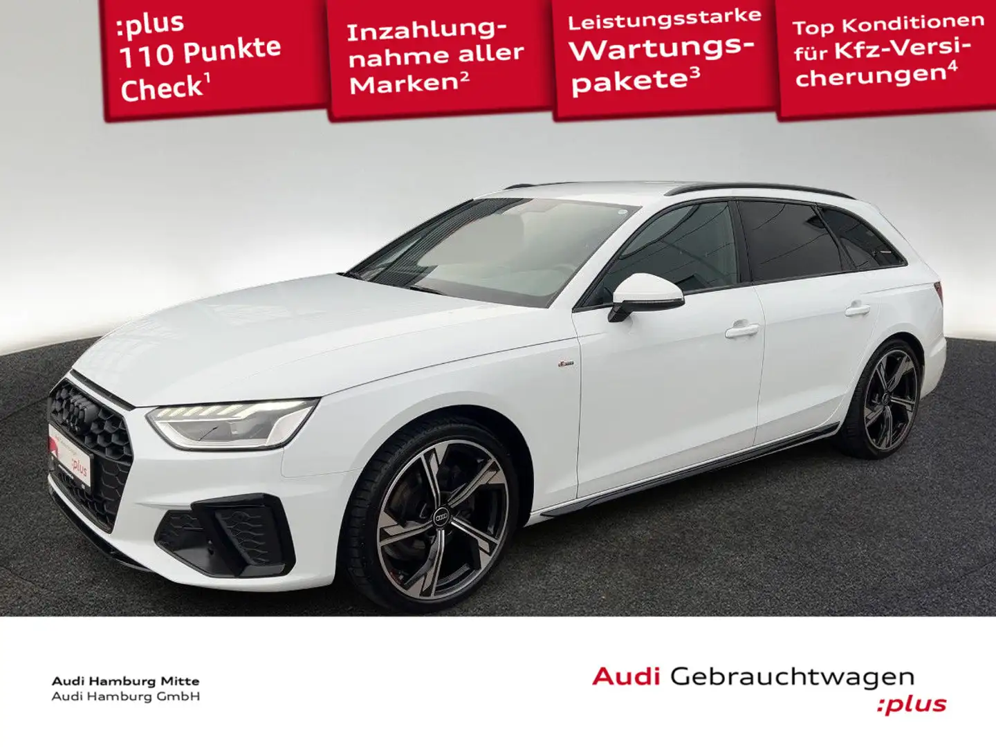 Audi A4 35 TFSI S line S tronic Navi LED Sitzhz Weiß - 1
