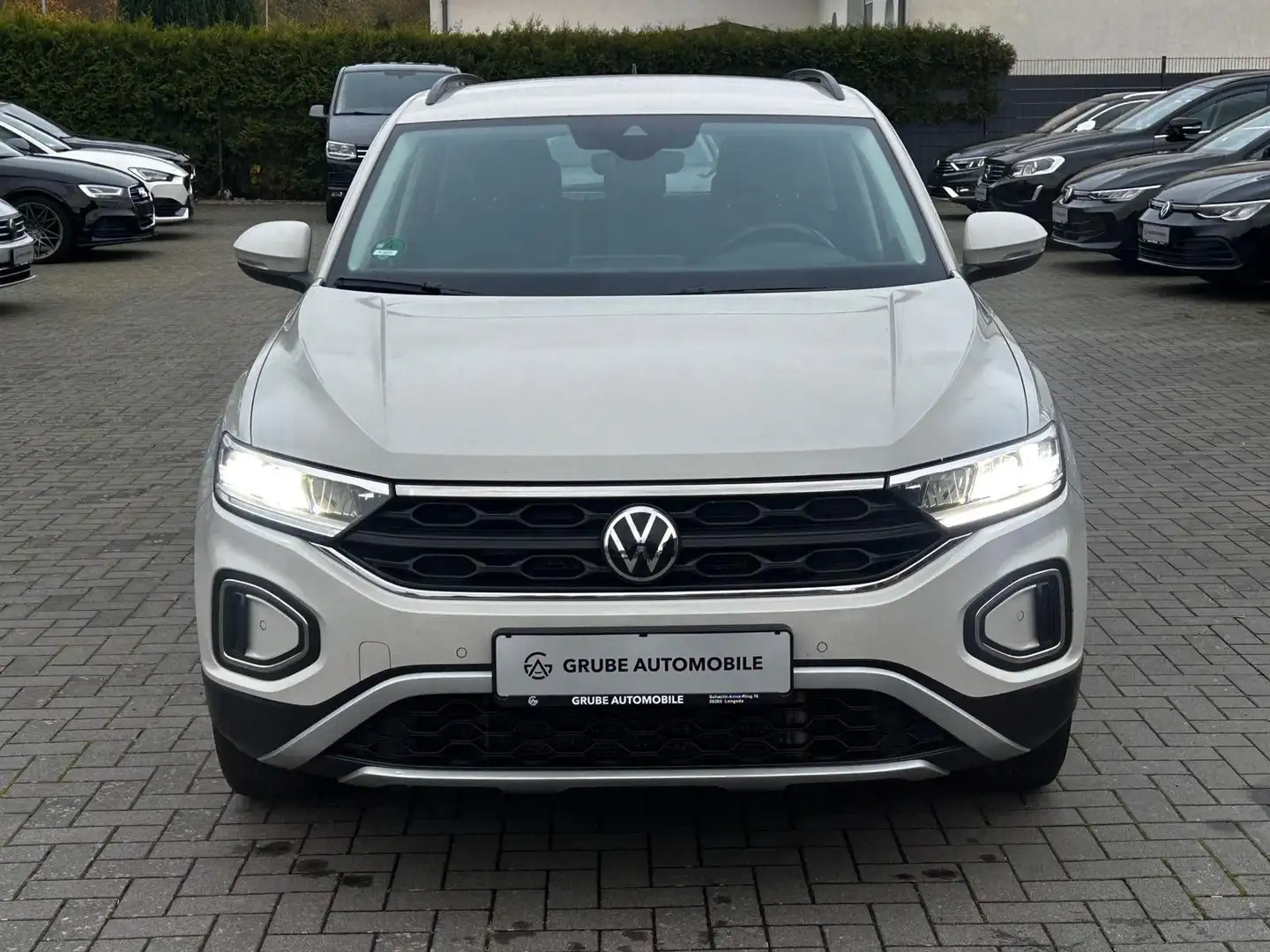 Volkswagen T-Roc Life DSG*AHK*LED*NAVI*SHZ Gris - 2