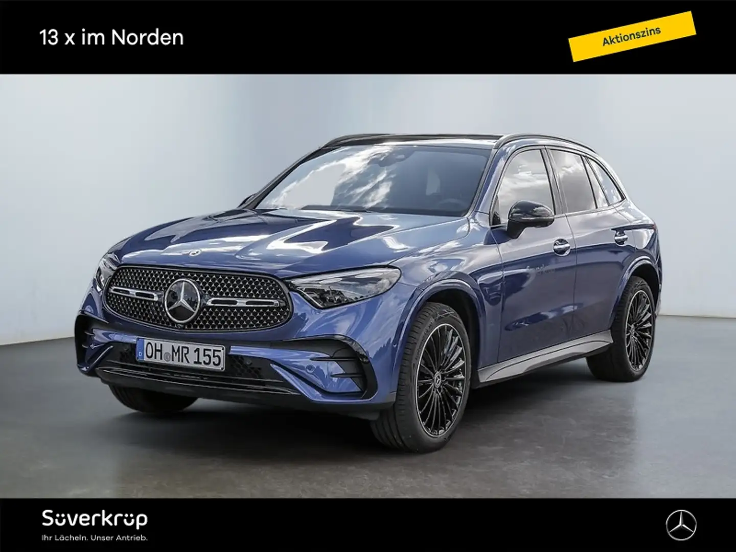 Mercedes-Benz GLC 450 d 4M AMG BURM NIGHT MEMO 360 AHK DISTR Blau - 1