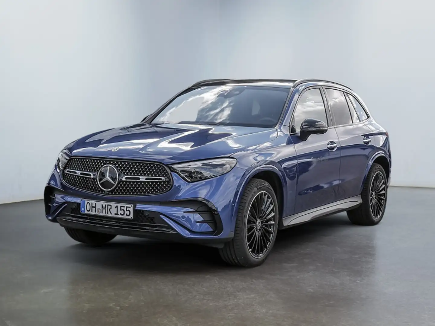 Mercedes-Benz GLC 450 d 4M BURM AMG NIGHT DISTR SPUR PANO AHK Blau - 2