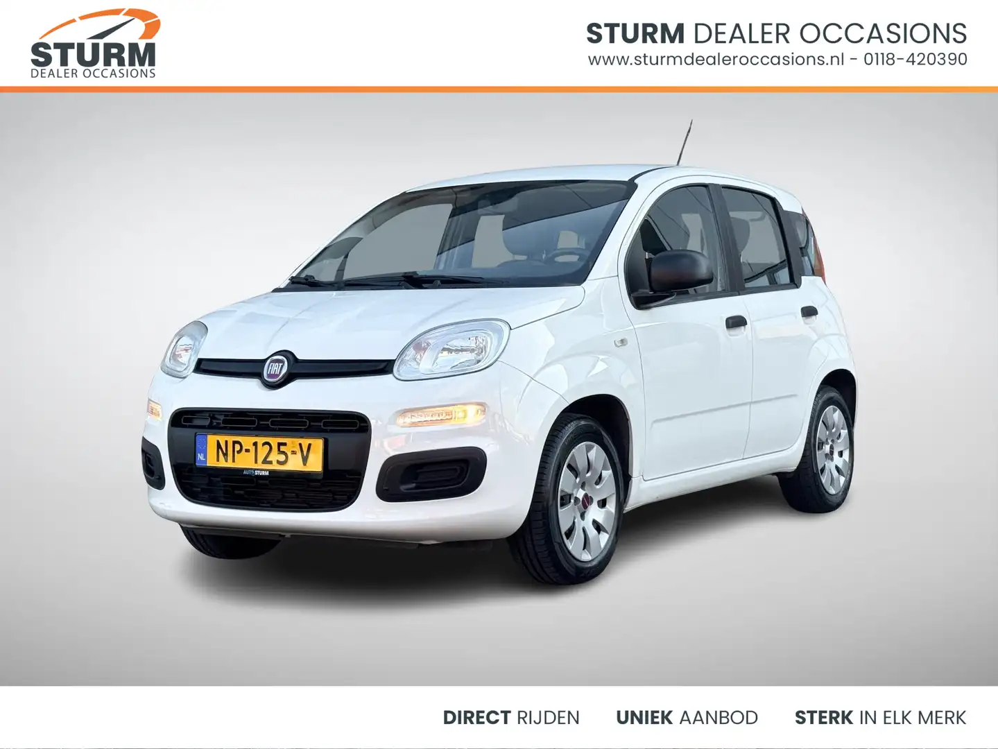 Fiat Panda 1.2 Popstar Plus Pack, 5-Persoons! Blanc - 1
