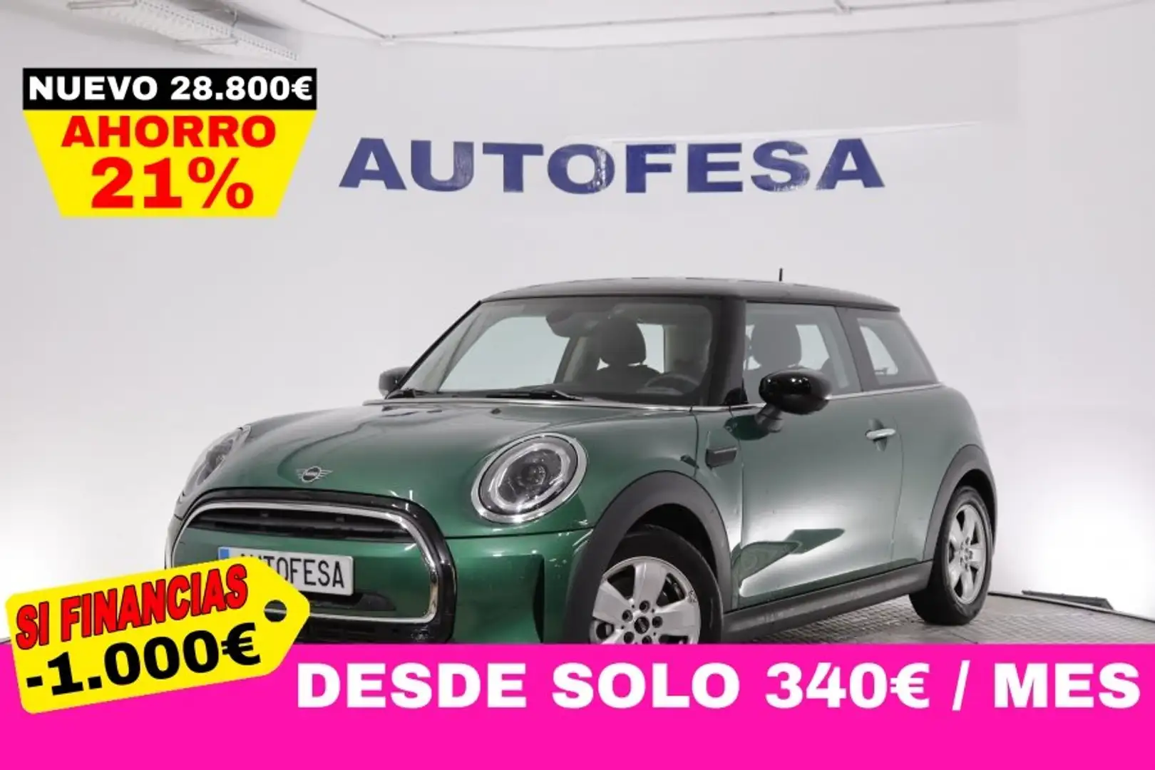 MINI Cooper 1.5 AUTO 136cv 3P # PARKTRONIC Verde - 1