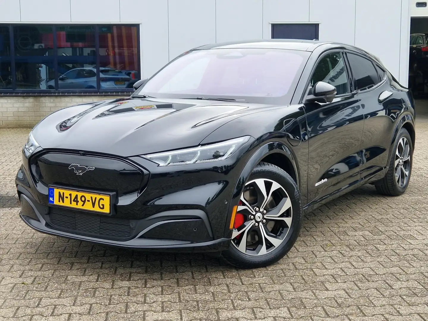 Ford Mustang AWD 75 kWh SOH 93.5% 340KM TREKHAAK CAMERA Schwarz - 2