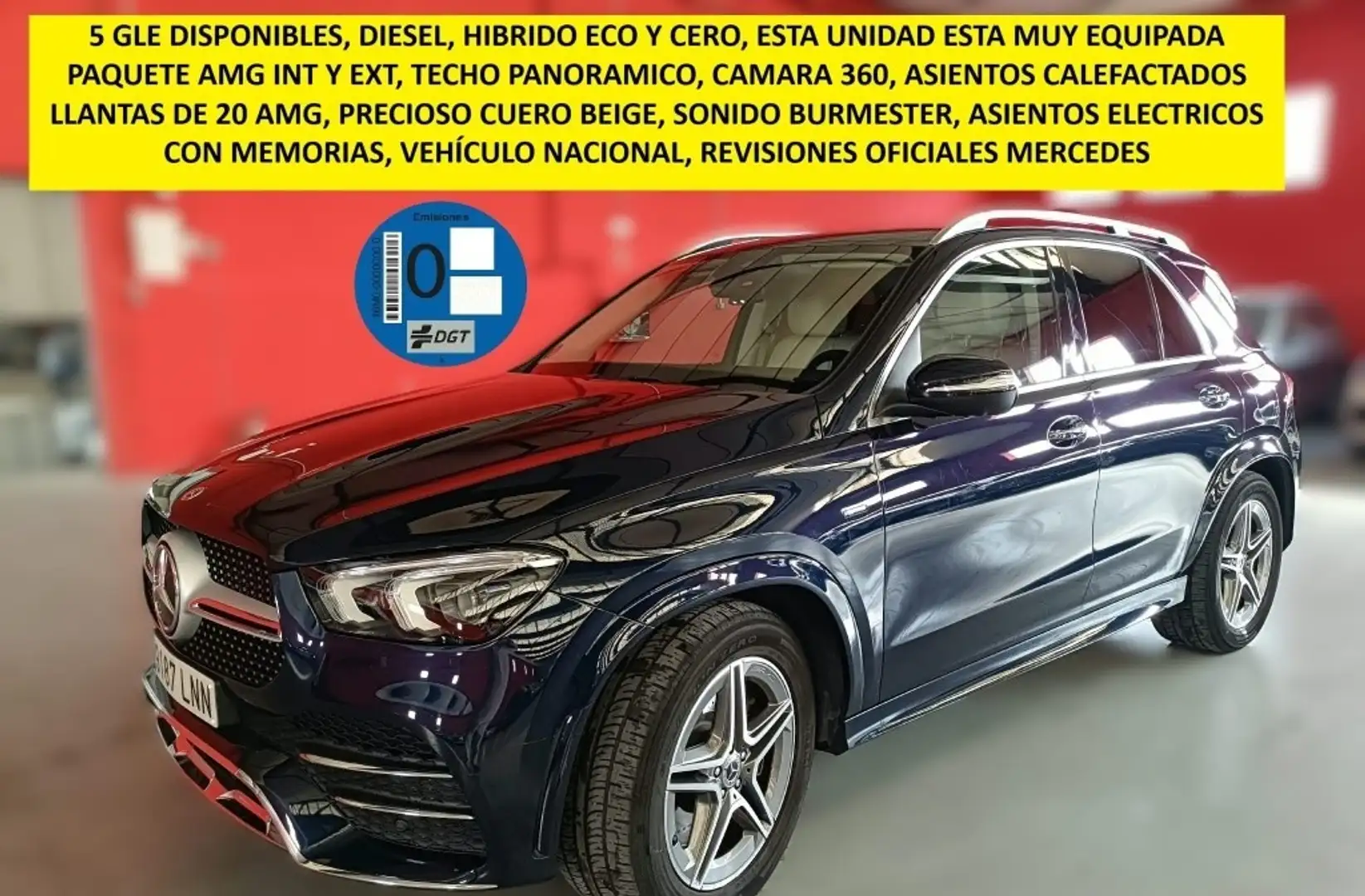 Mercedes-Benz GLE 350 350de 4Matic Aut. Azul - 1