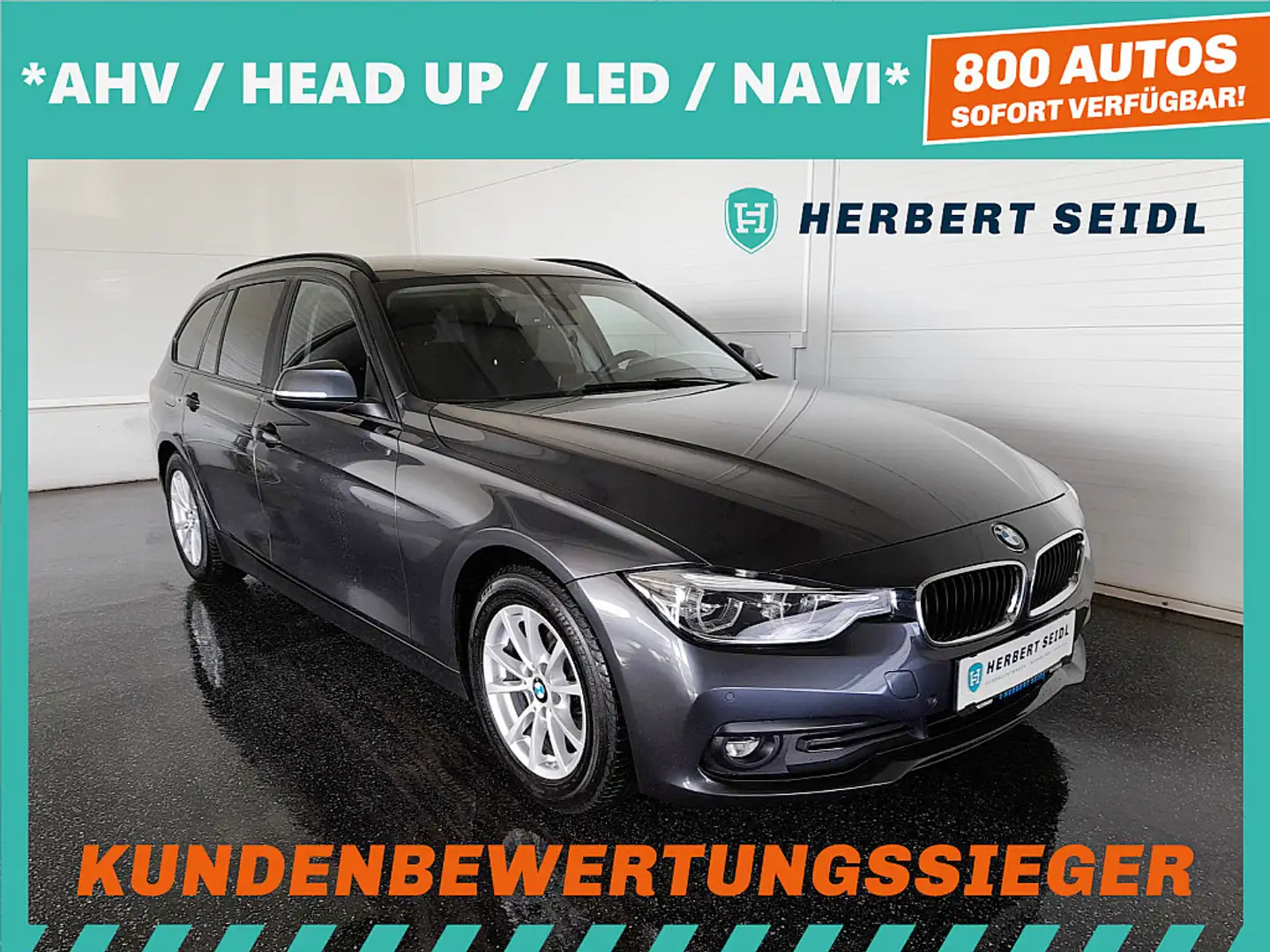 BMW 320 320d Touring ED Aut. 163 PS *HEAD UP / LED / NA... Grey - 1