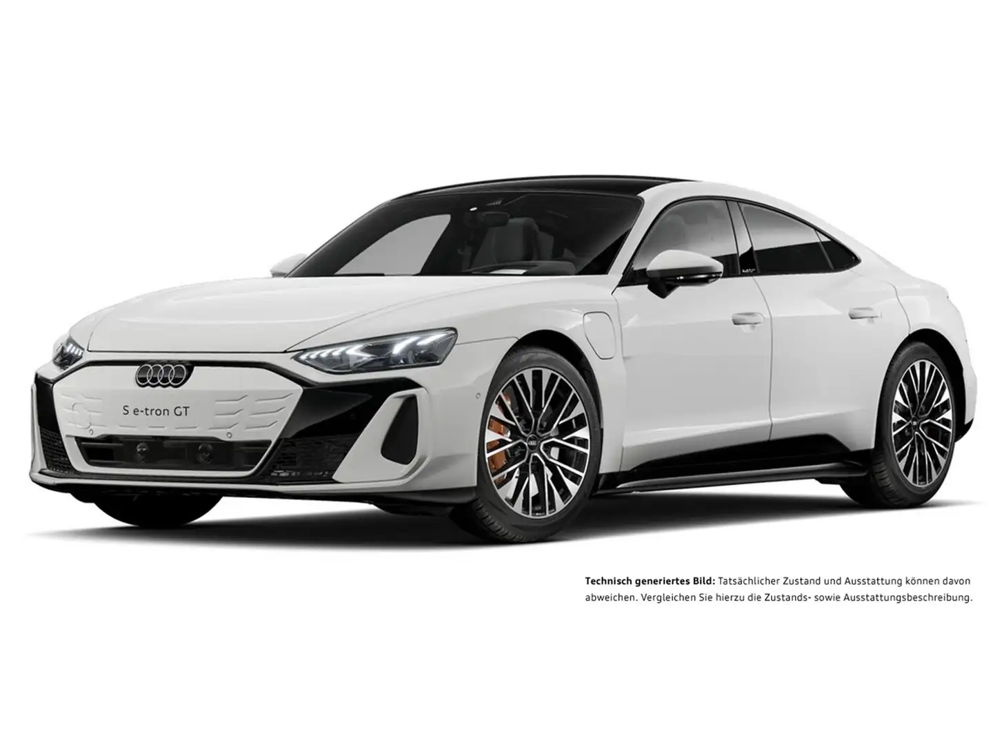 Audi e-tron GT quattro PANO B&O 360°CAM ACC LM20 Weiß - 2