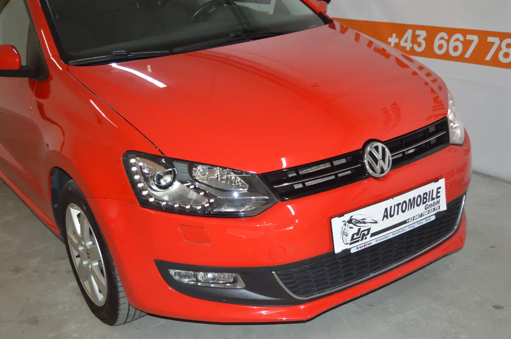Volkswagen Polo 1,2 **DSG**Panorama**Xenon**Highline** Rot - 2
