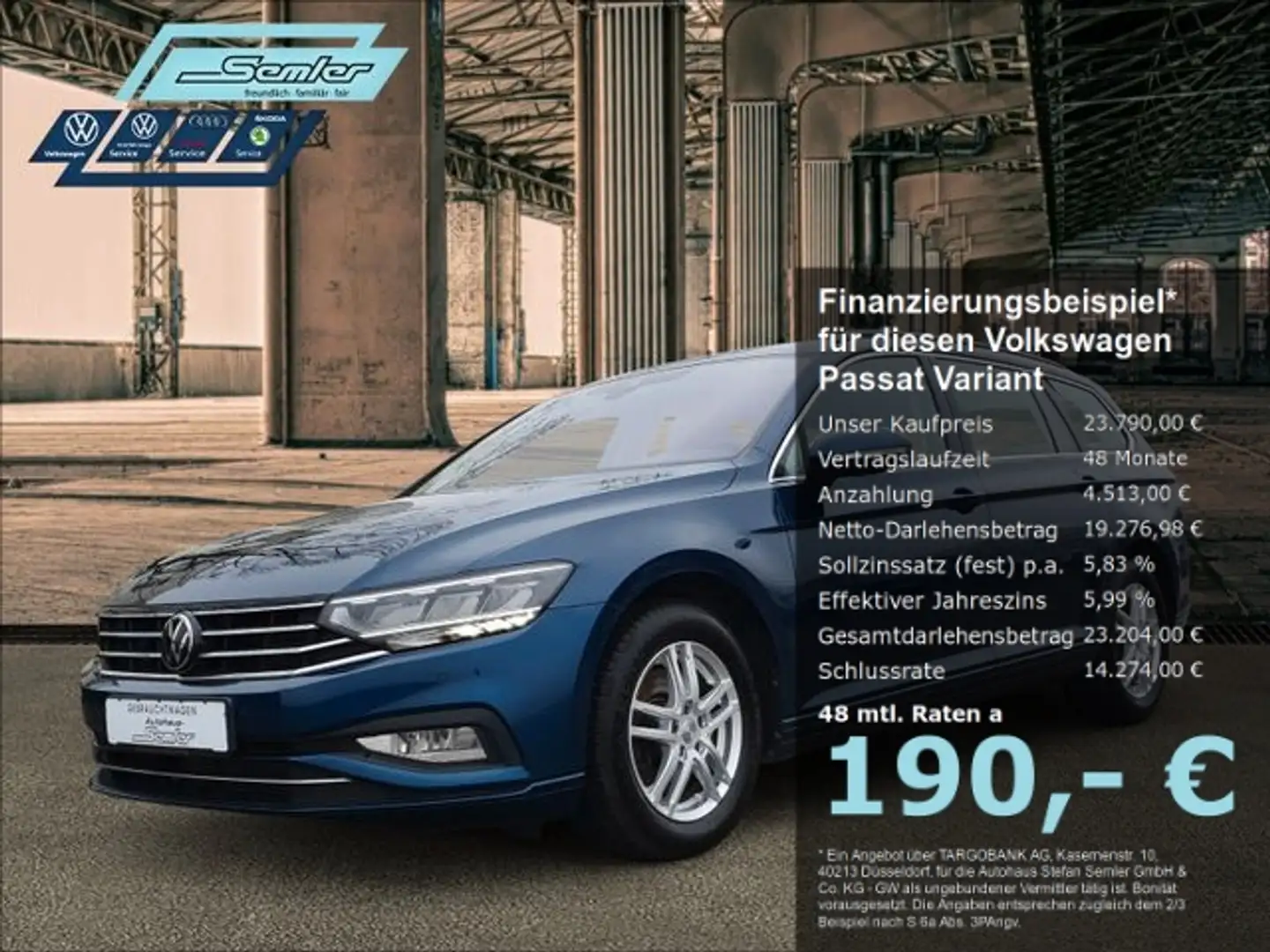 Volkswagen Passat Variant Business 1.5 TSI DSG BUSINESS NAV Blauw - 1