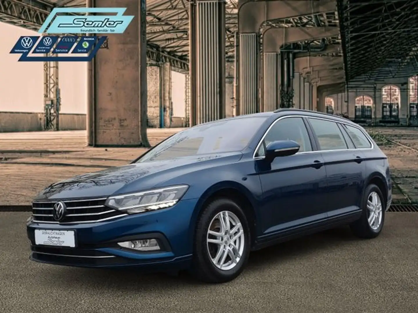 Volkswagen Passat Variant Business 1.5 TSI DSG BUSINESS NAV Blauw - 2