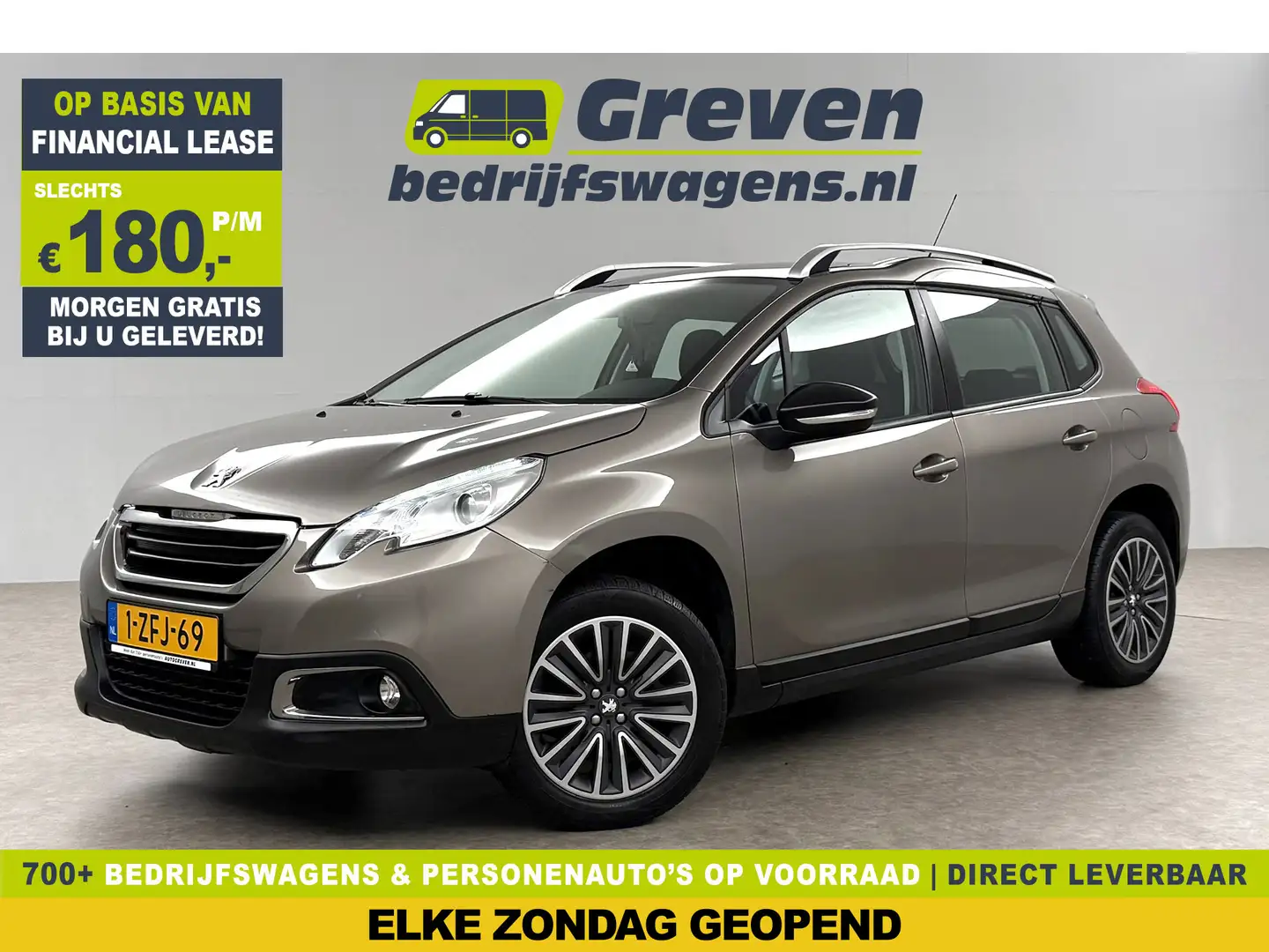 Peugeot 2008 1.2 PureTech Pano Airco Trekhaak LED Navigatie Par Beige - 1
