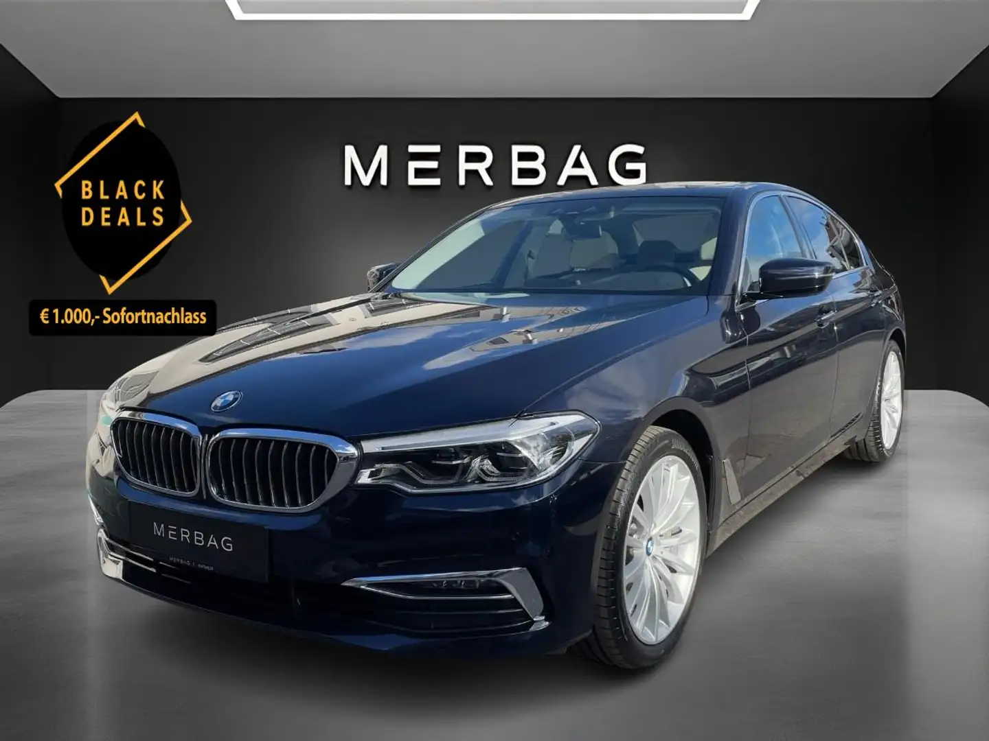 BMW 530 i Aut. Luxury Line Limousine Bleu - 1