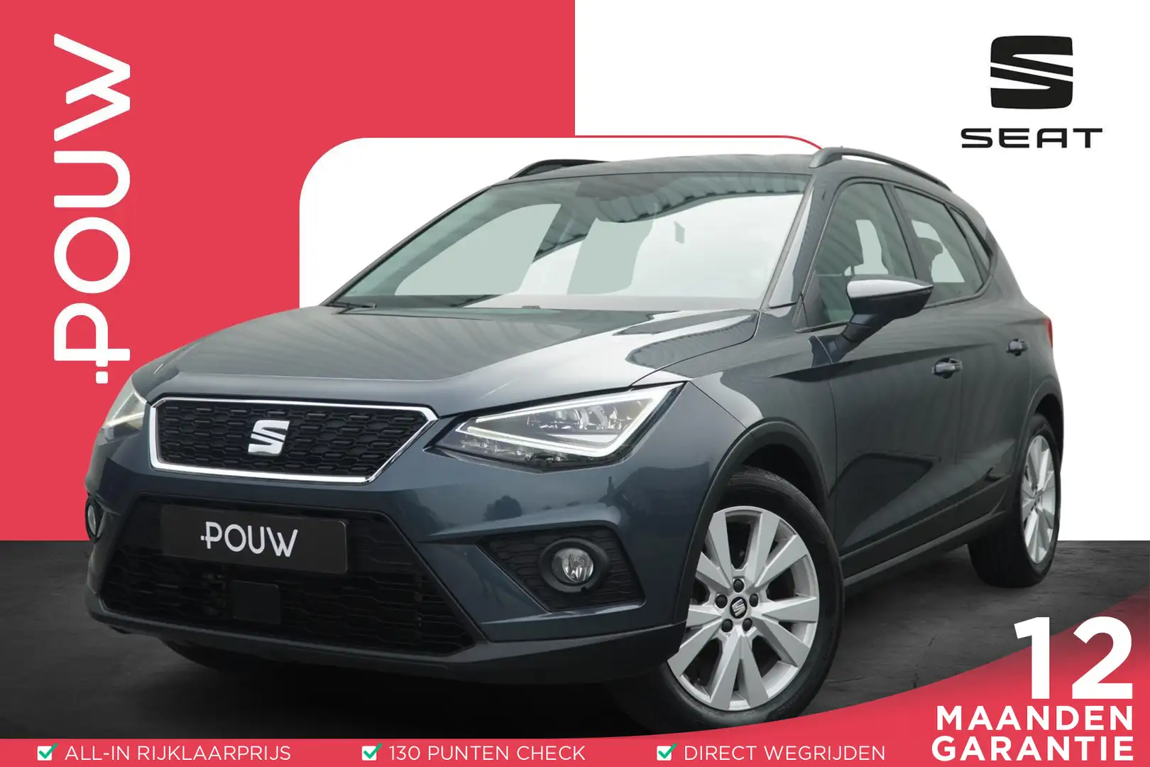 SEAT Arona 1.0 TSI 95pk Style | Navigatie | Apple Carplay / A Gris - 1