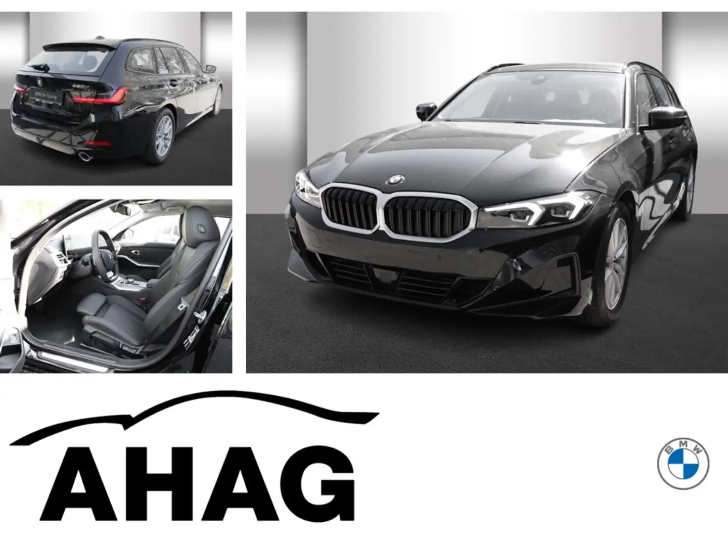 BMW 320 d Touring Automatik UPE 62.560EUR Schwarz - 1
