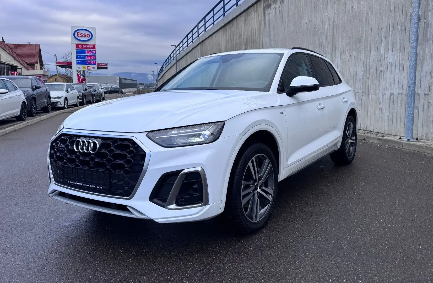 Audi Q5 50 TDI Quatt S-Line Virt Cam Nav SHZ DAB+ 20" Weiß - 2