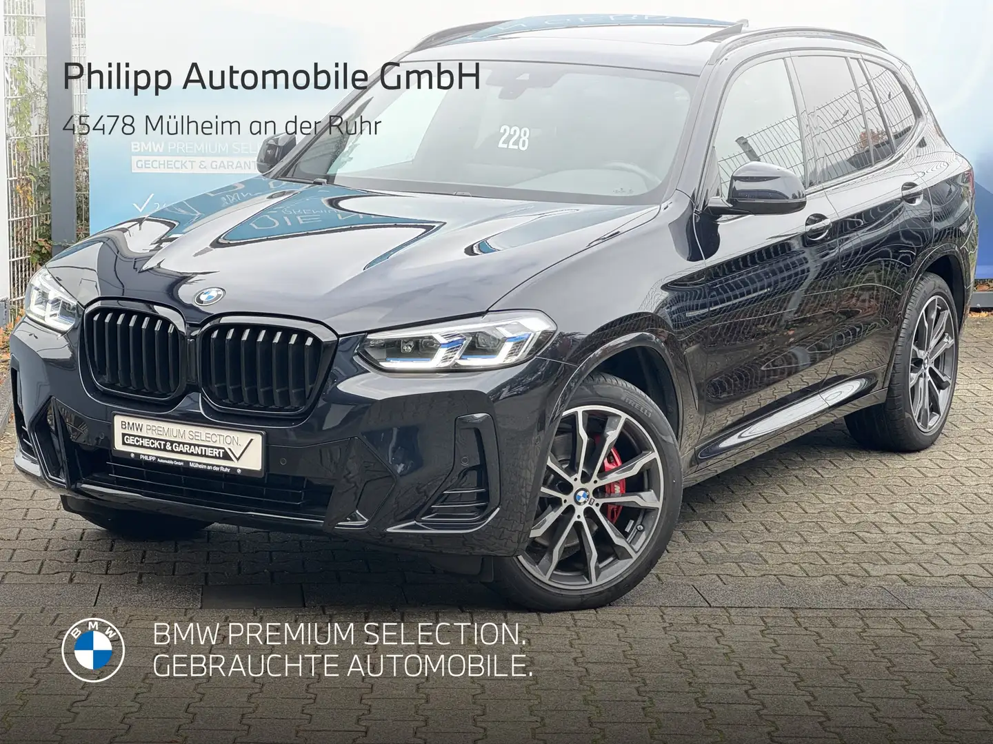 BMW X3 xDrive20d M Sport PANO LASER DA PA Facelift Nero - 1