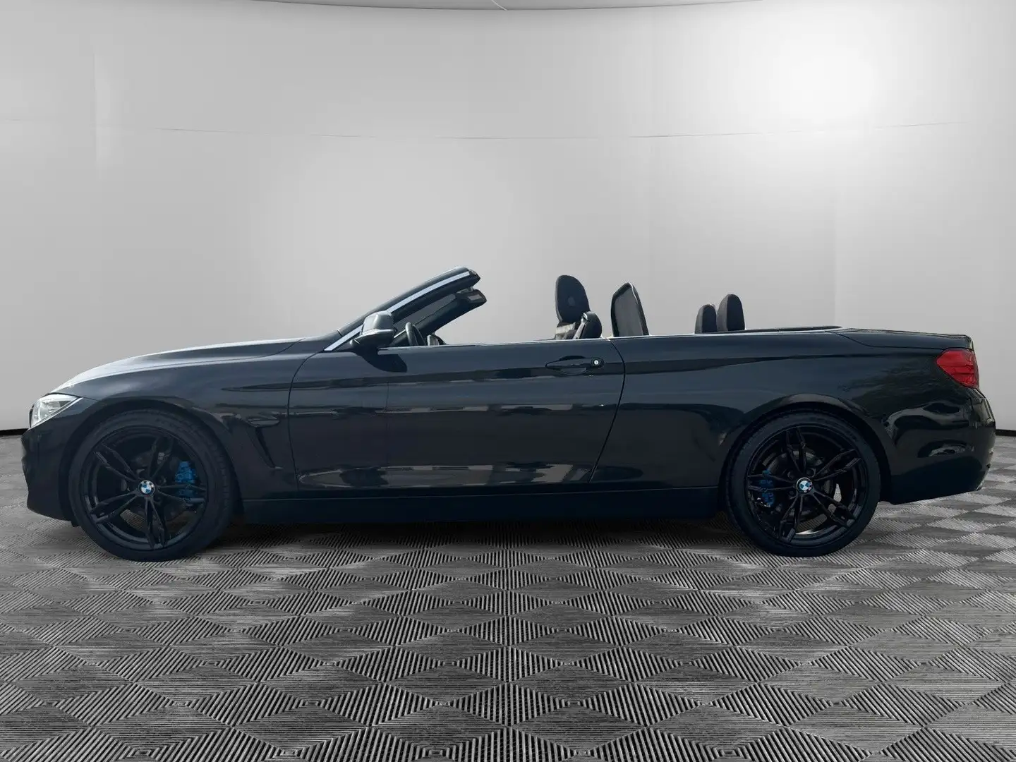 BMW 420 d Cabrio Automatik TÜV/Inspektion neu Schwarz - 2