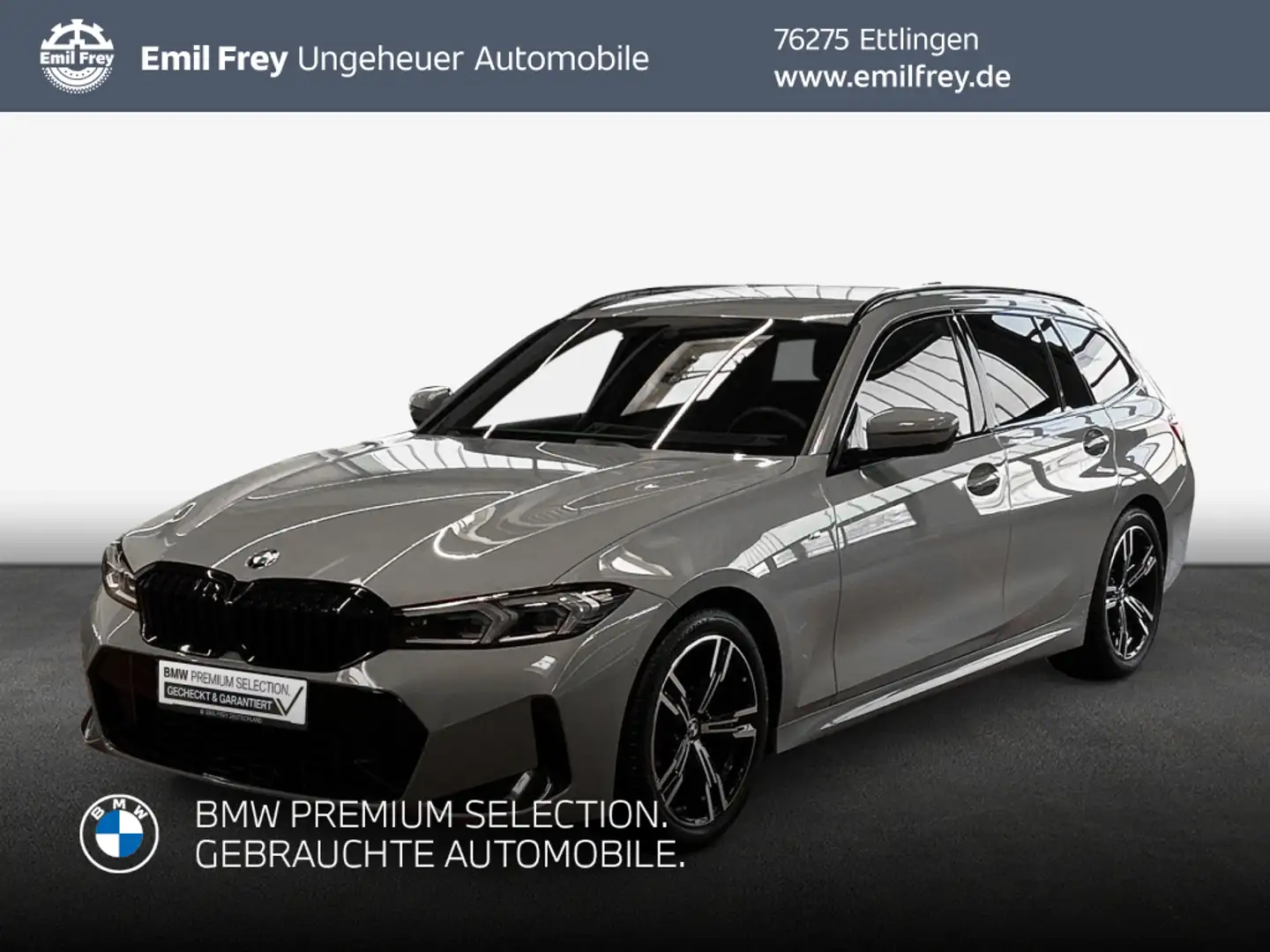 BMW 320 i Touring Aut. Gris - 1