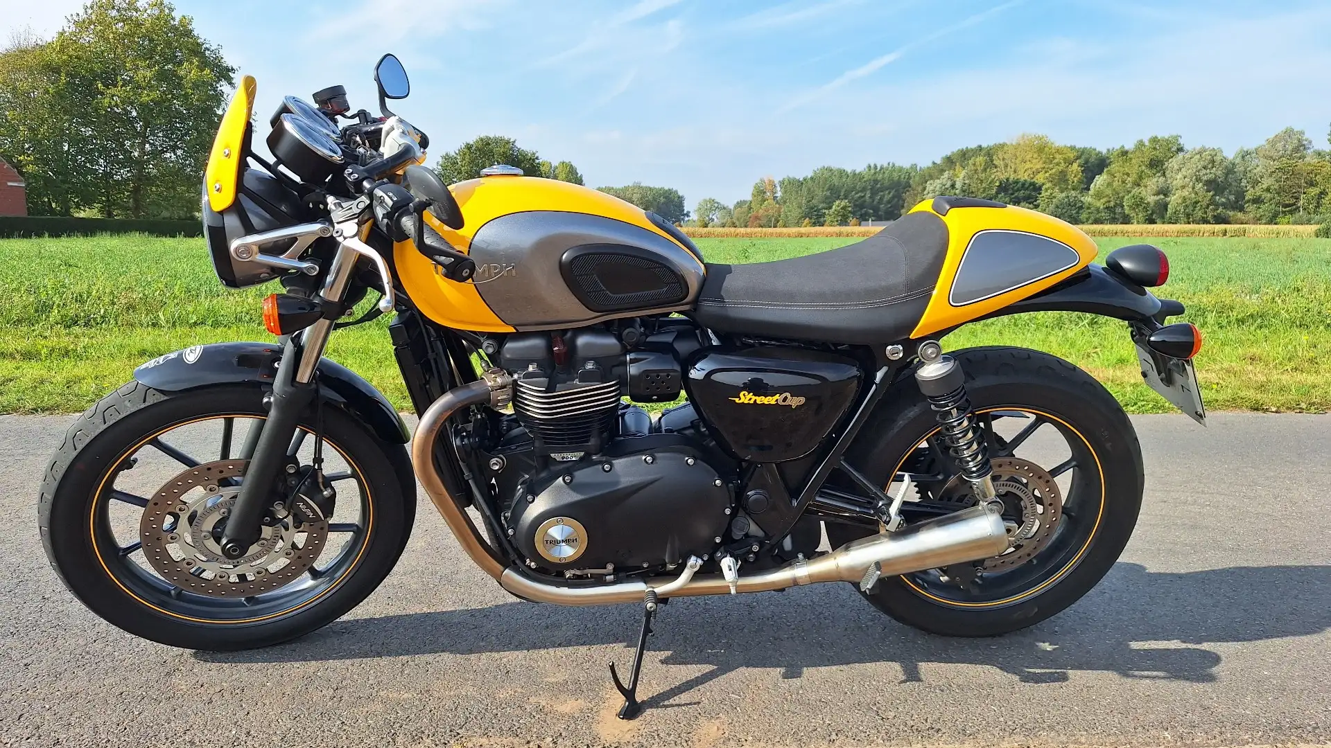Triumph Street Twin Triumph Street Cup Amarillo - 1