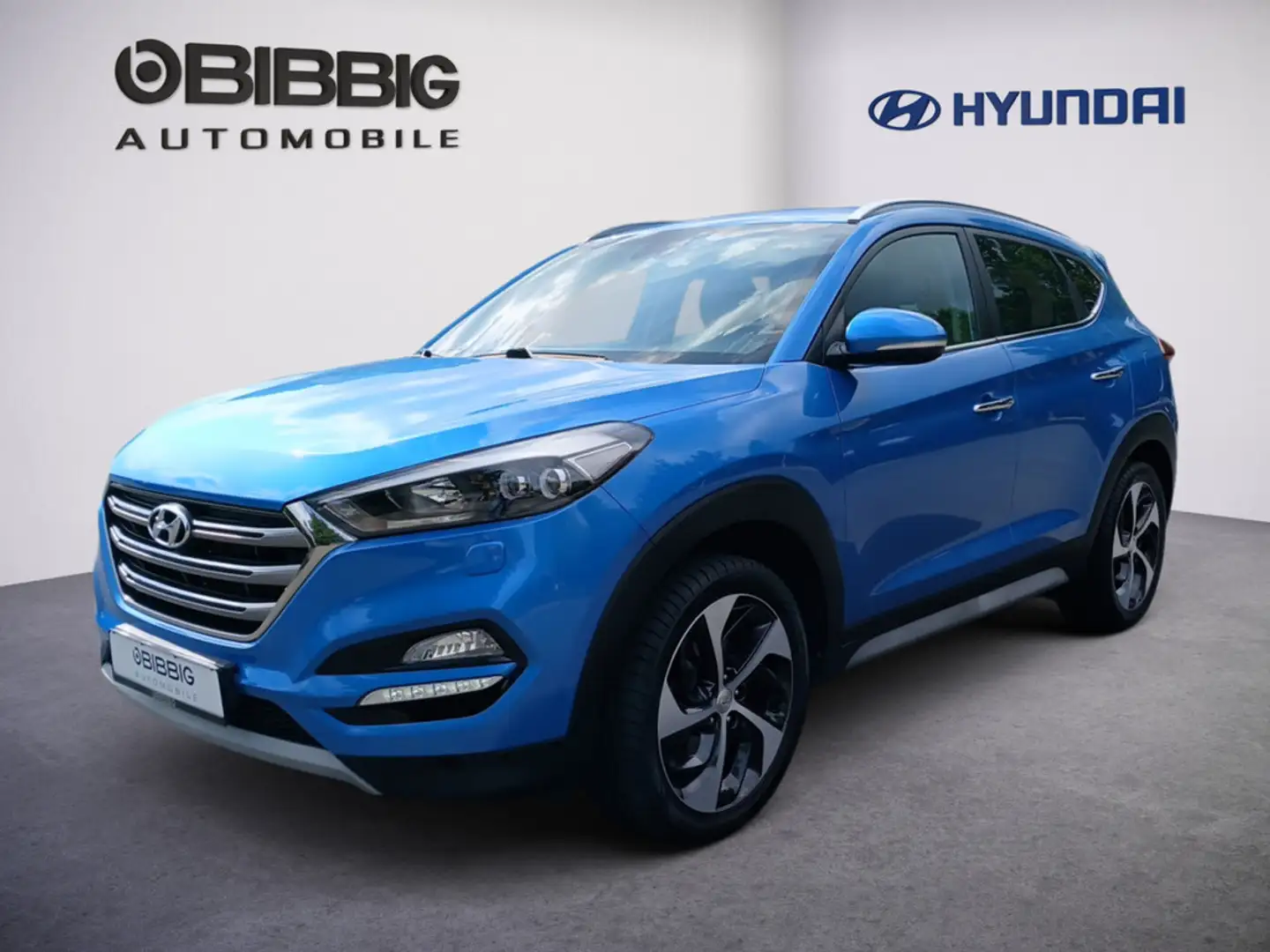 Hyundai TUCSON 1.6T Passion+ 2WD SHZ KAMERA NAVI LED Bleu - 1
