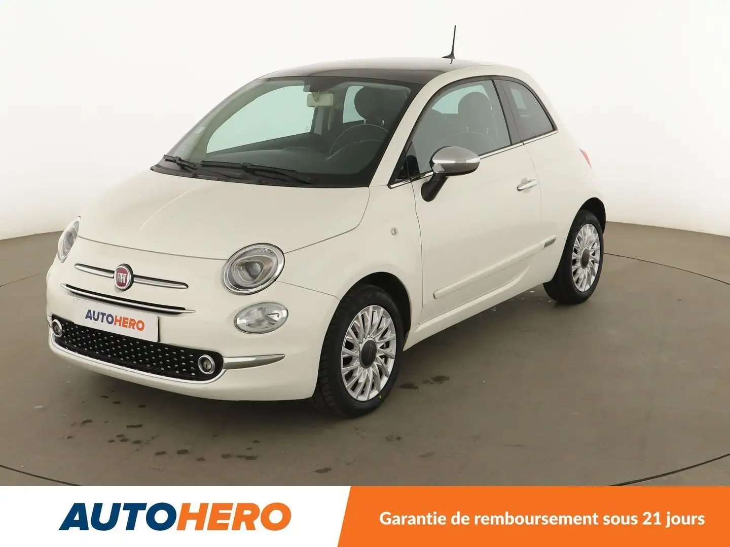Fiat 500 1.2 Lounge Blanc - 1
