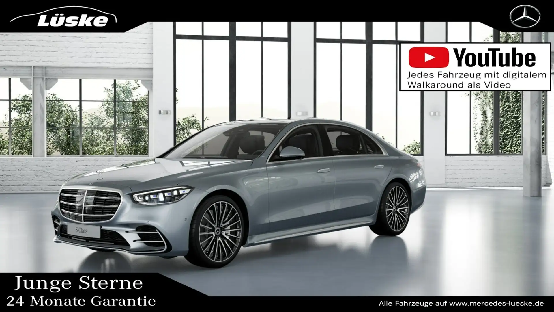 Mercedes-Benz S 500 S 500 4M AMG Line lang Exklusiv Hinterachslenkun Plateado - 1