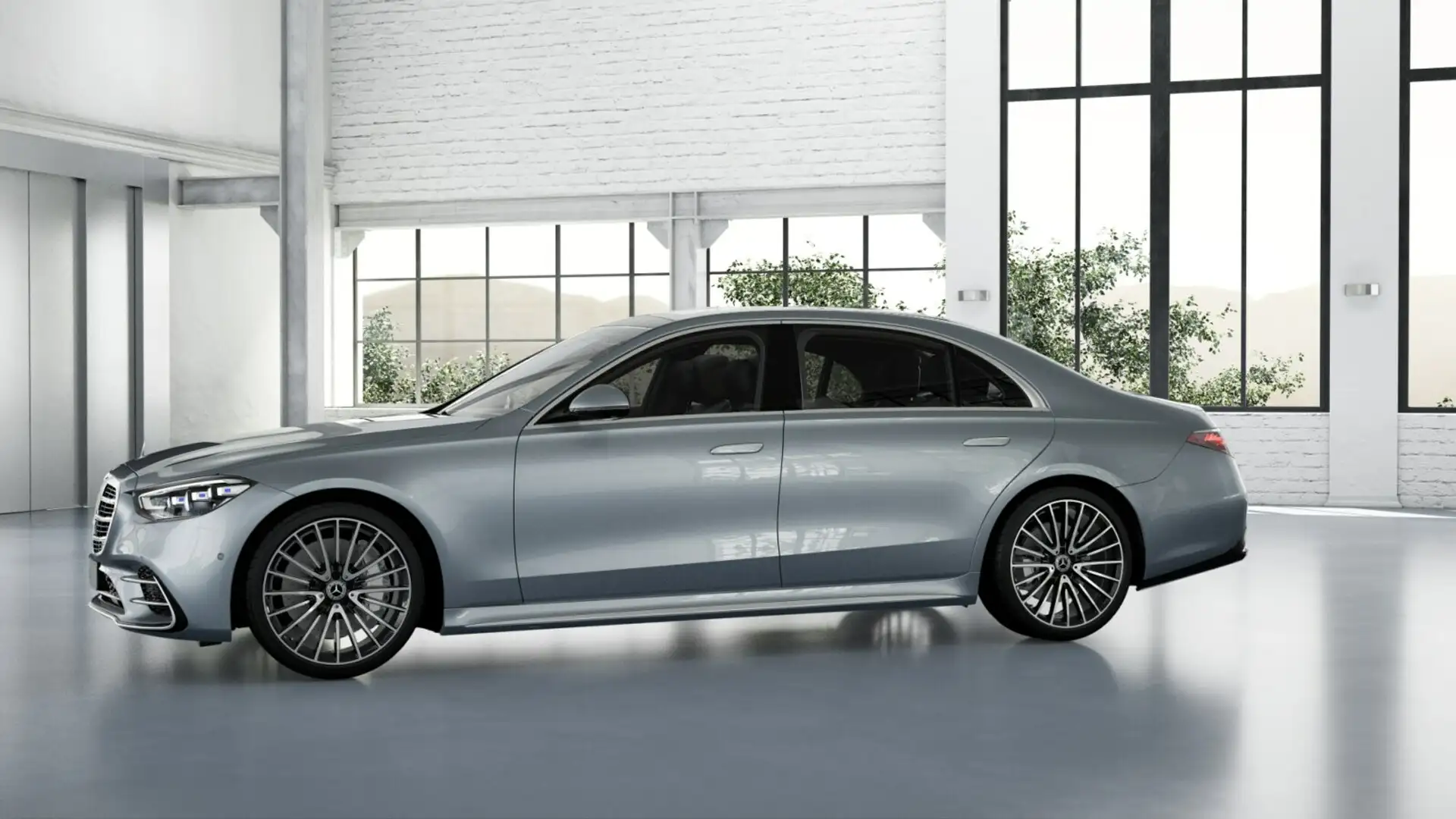 Mercedes-Benz S 500 S 500 4M AMG Line lang Exklusiv Hinterachslenkun Plateado - 2