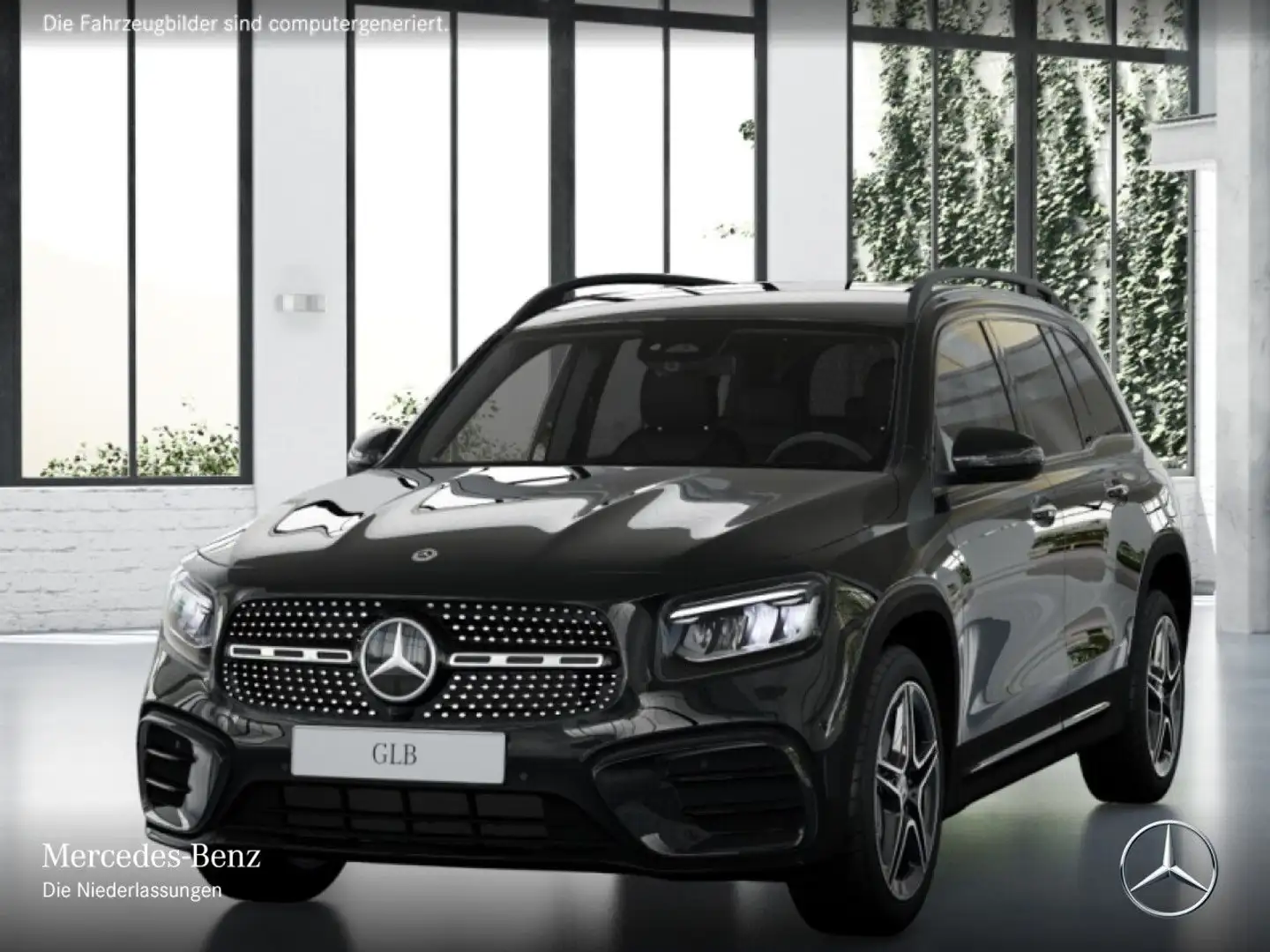 Mercedes-Benz GLB 200 d AMG+NIGHT+LED+BURMESTER+KAMERA+19"+TOTW Schwarz - 2
