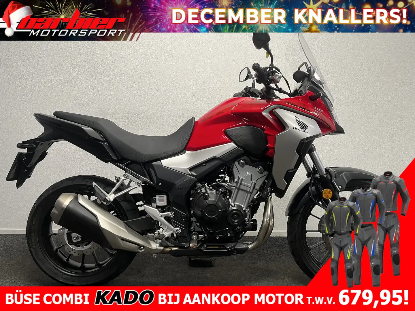Honda CB 500 X / ABS Rood - 1