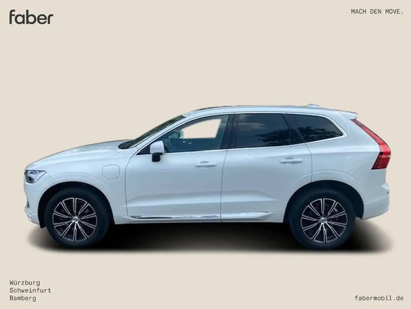 Volvo XC60 Inscription T8 Plug-In Hybrid AWD Weiß - 1