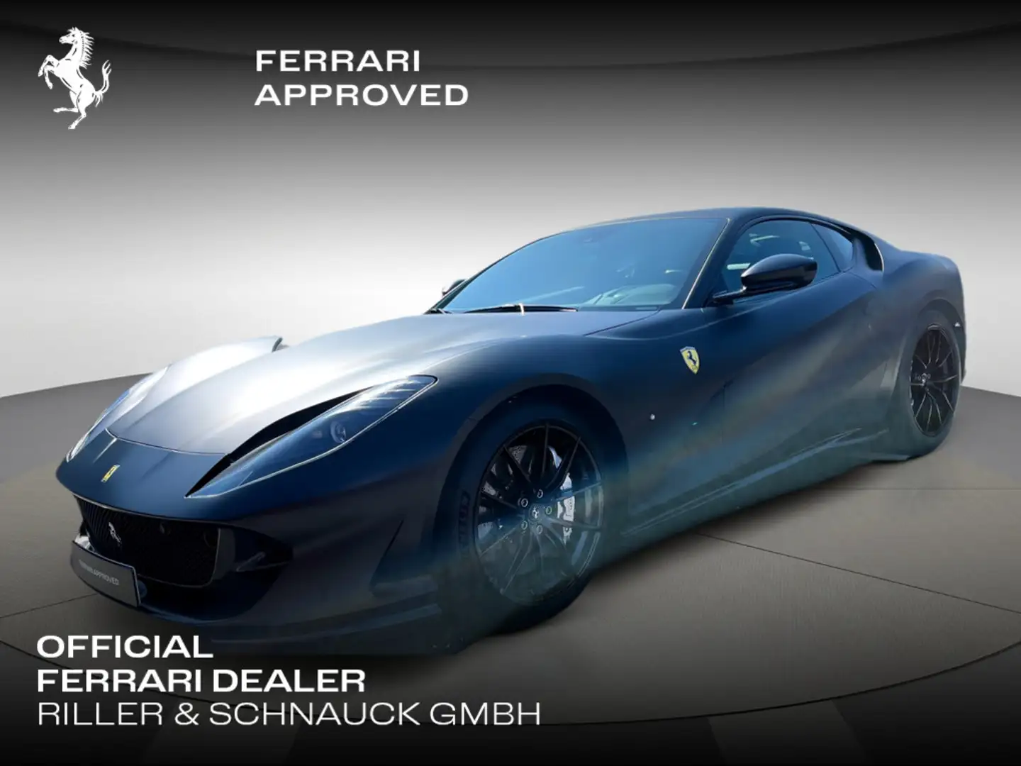 Ferrari 812 Superfast*Matt Black-Carbon/Alcantara Interior* Schwarz - 1