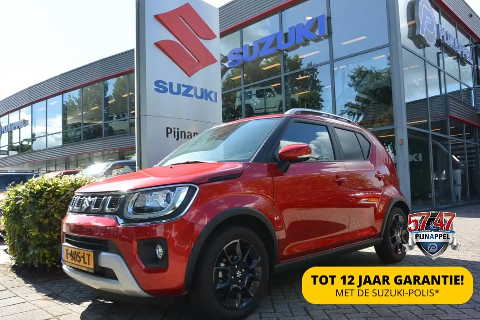 Suzuki Ignis 1.2 Style AUTOMAAT Cruise control SmartHybrid Rouge - 1