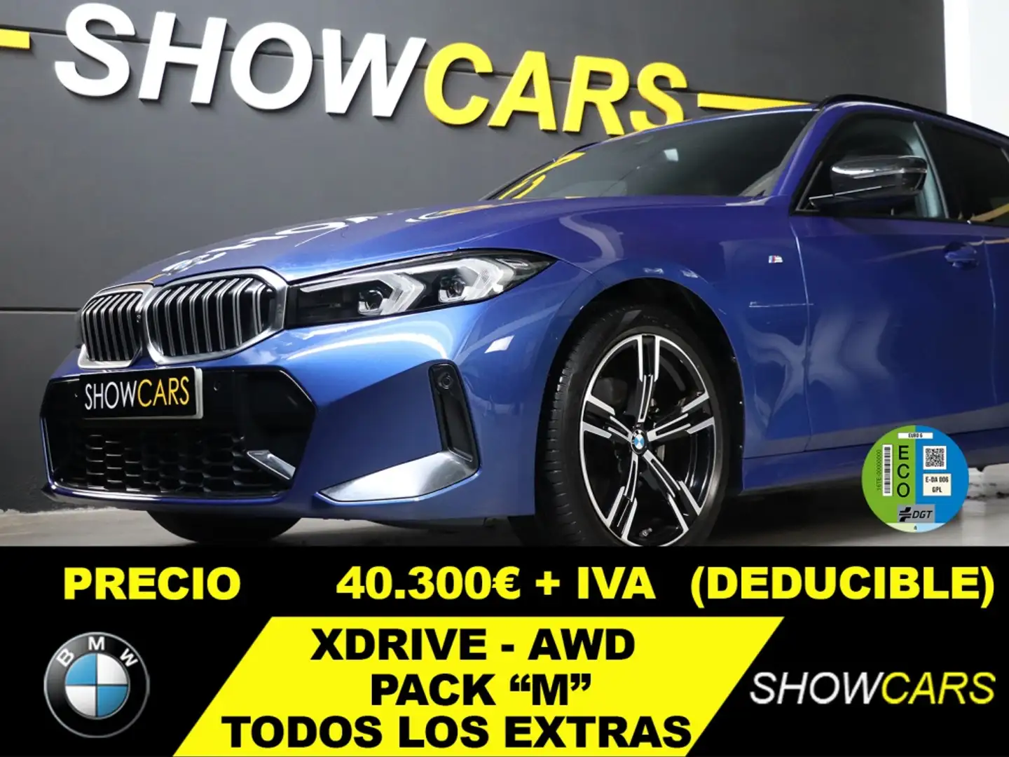 BMW 320 320dA xDrive Touring Azul - 1