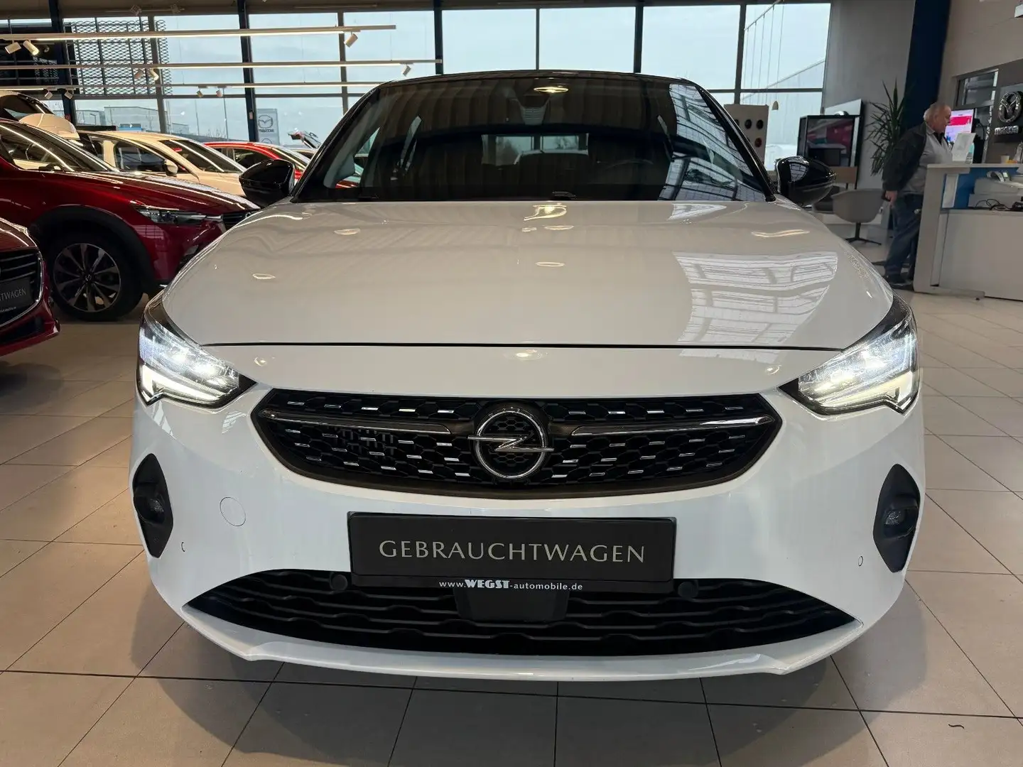 Opel Corsa F Elegance *TÜV Neu+ Inspektion Neu inkl.* Blanc - 2