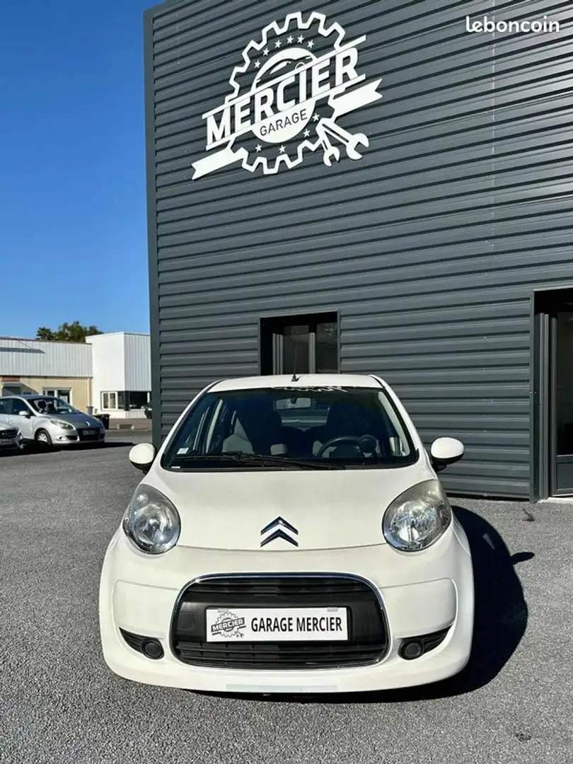 Citroen C1 1.0 68ch CONFORT Clim + 5 portes Blanc - 2