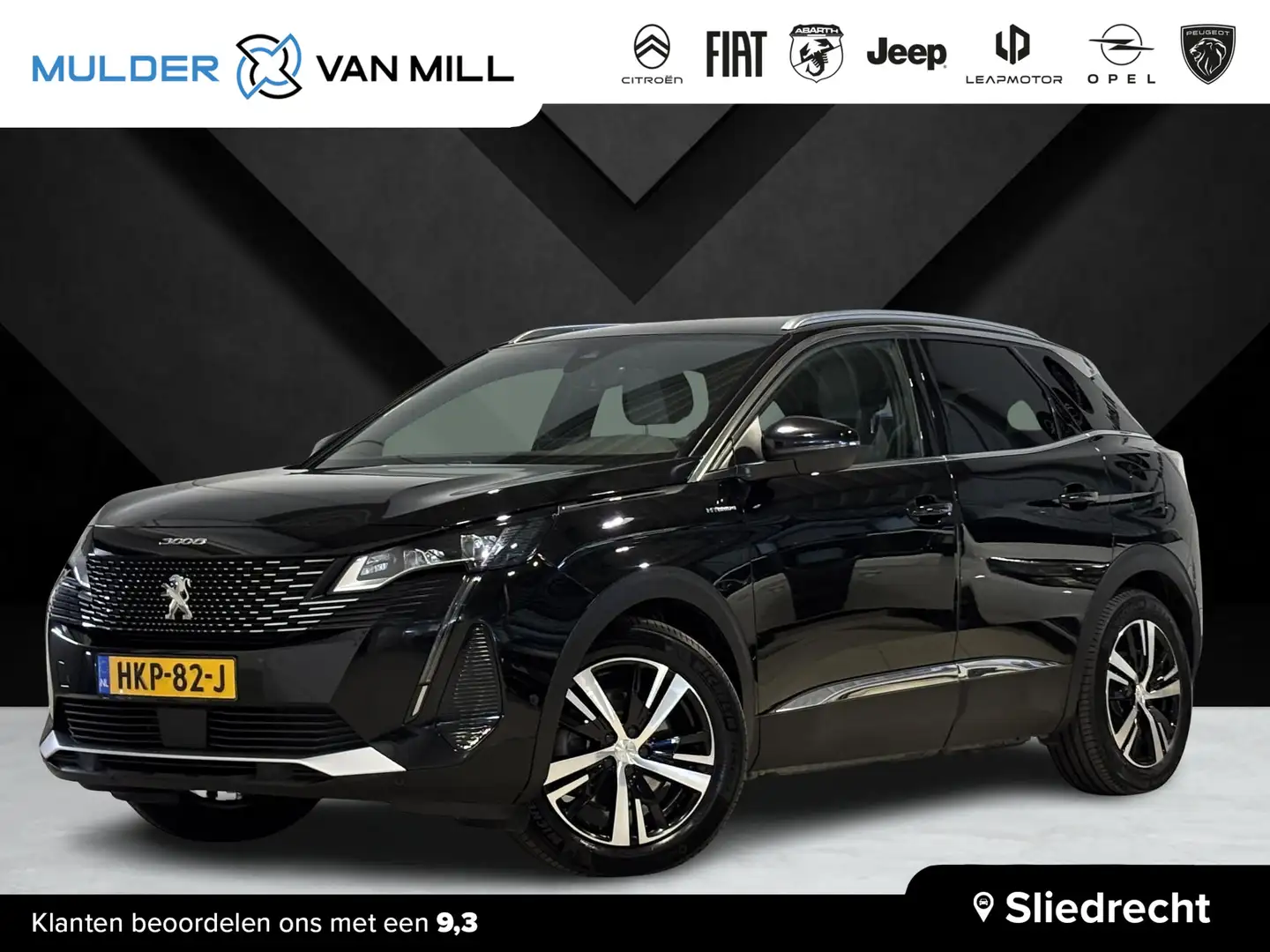 Peugeot 3008 GT 1.6 Turbo HYbrid4 300pk e-EAT8 4x4 | TREKHAAK | Zwart - 1