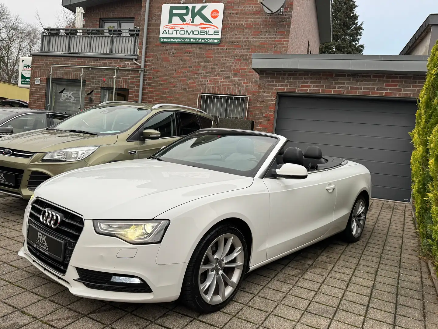 Audi A5 2.0 TFSI Cabrio Weiß - 2