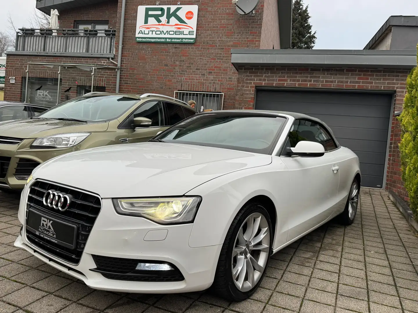 Audi A5 2.0 TFSI Cabrio Weiß - 1