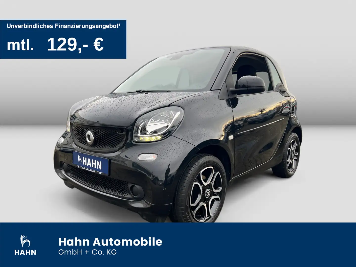 smart forTwo coupe 1.0 passion Aut. Tempo Climatr Blue Zwart - 1