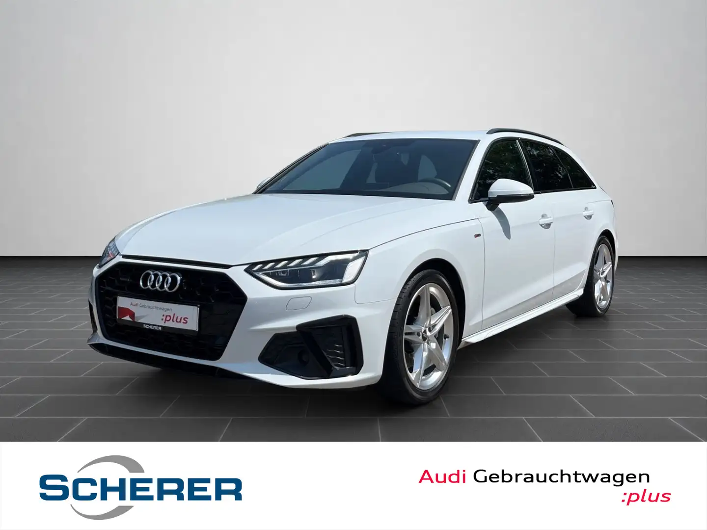 Audi A4 Avant S line 40 TFSI 2xSLINE MATRIX KAMERA AH Weiß - 1