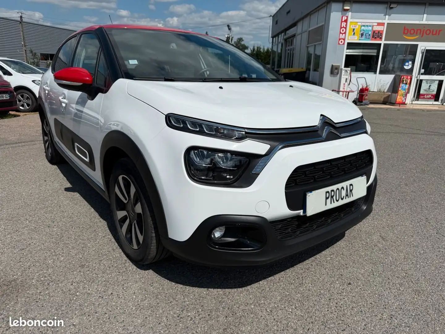 Citroen C3 1.5 bluehdi 100 s&s shine business e6 tva Blanc - 2