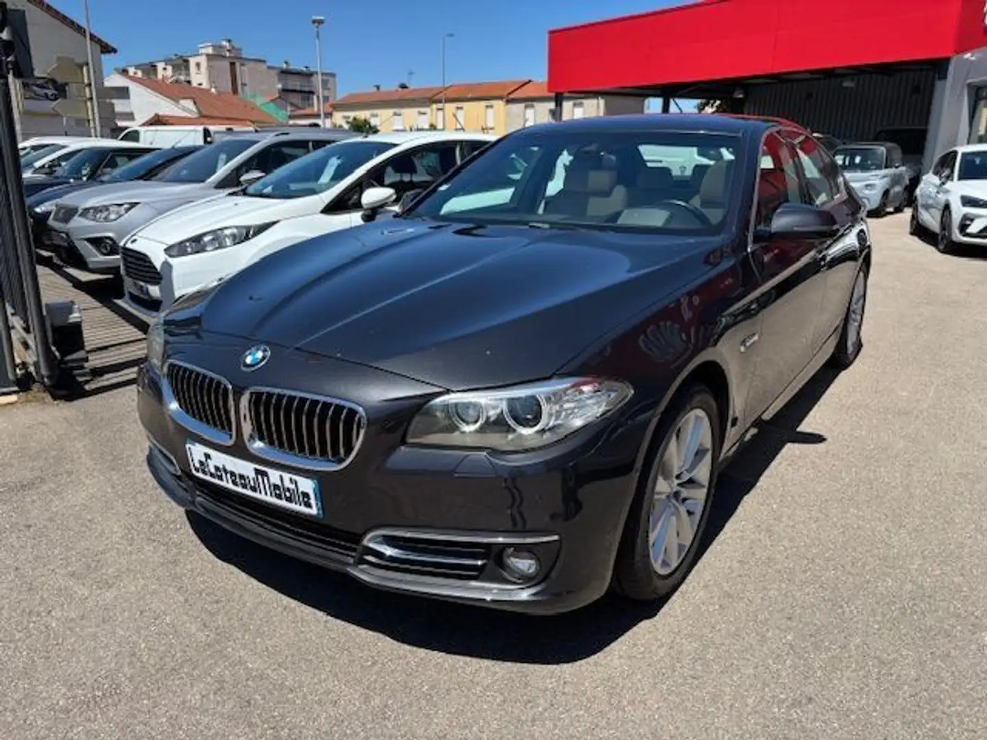 BMW 525 525dA xDrive 218ch luxury Gris - 1