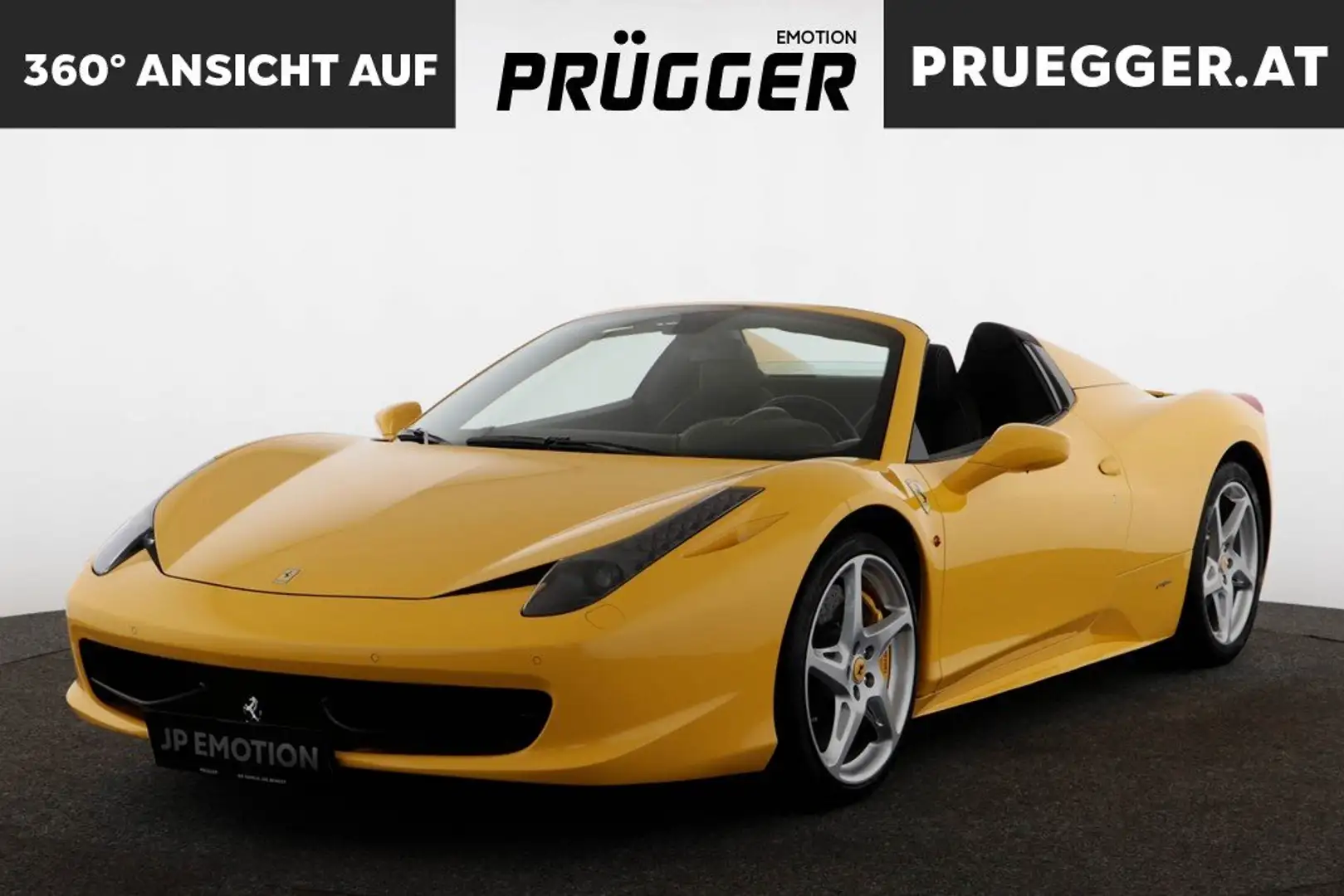 Ferrari 458 Spider 1.BESITZ SAMMLERZUSTAND NUR 30.440KM Gelb - 1