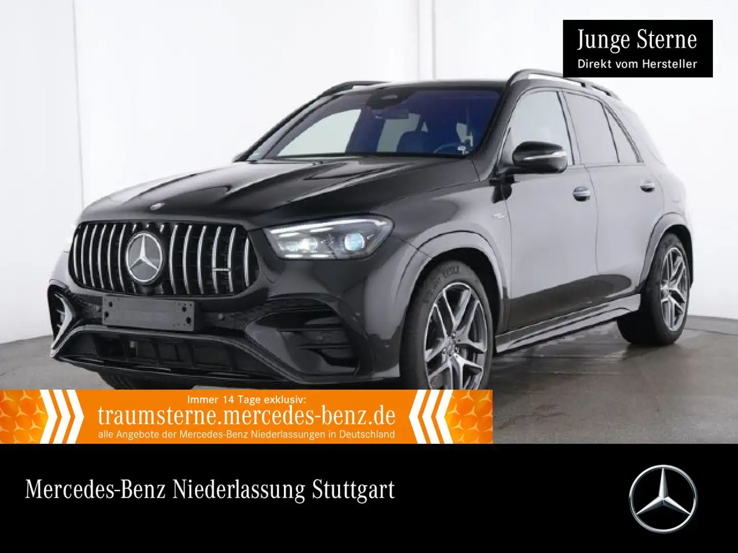 Mercedes-Benz GLE 53 AMG GLE 53 HYBRID 4M NIGHT+PANO+360+AHK+MULTIBEAM+HUD Schwarz - 1