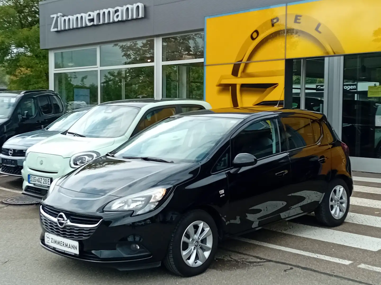 Opel Corsa E Active SHZ PDC Schwarz - 1
