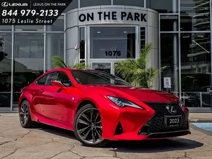 Red 2023 Lexus RC Coupe 6-Speed Automatic