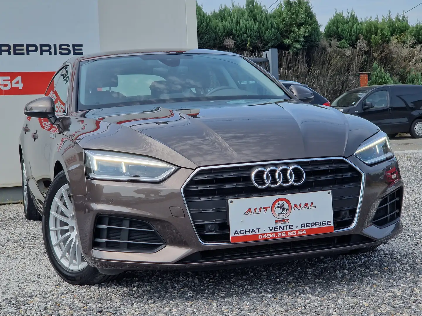 Audi A5 Sportback 2.0 TDi S tronic*1 MAIN*XENON*GPS*CUIR Gris - 2