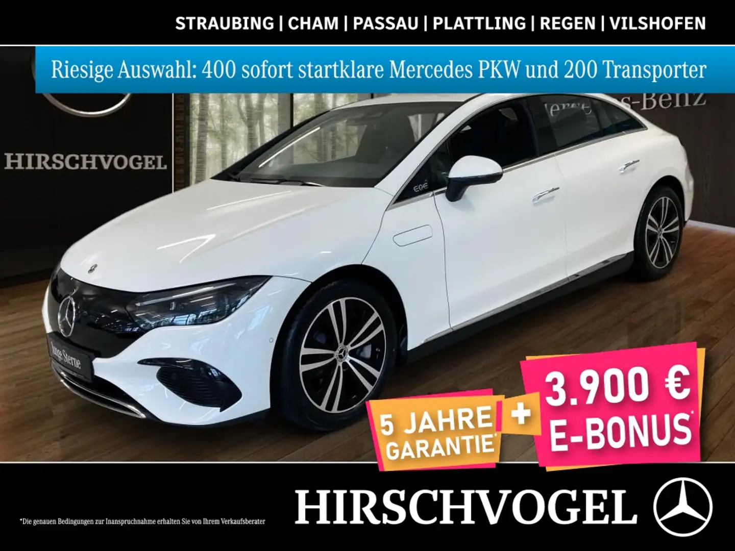 Mercedes-Benz EQE 350 Electric Art+Premium-Paket+AHK+DISTRONIC Blanc - 1